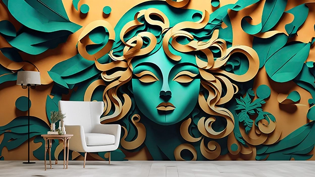 Face Illusion Décor